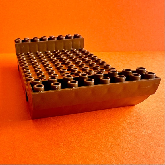 LEGO Pirates Brown Vintage Hull Middle Part #2560 8x16x2 1/3 - Picture 2 of 5